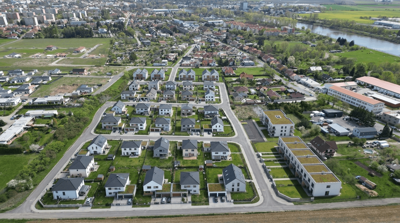 Masterplan projektu Ve Vilách Nymburk
